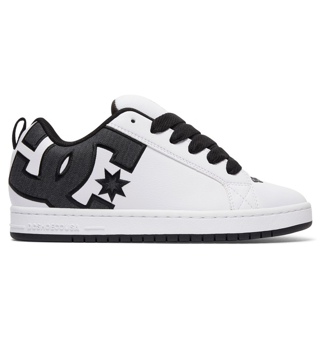 dcshoes, Court Graffik SE - Baskets pour Homme, WHITE/CHARCOAL (wc5) 0 Court Graffik SE - Baskets pour Homme Blanc 300927 DC Shoes