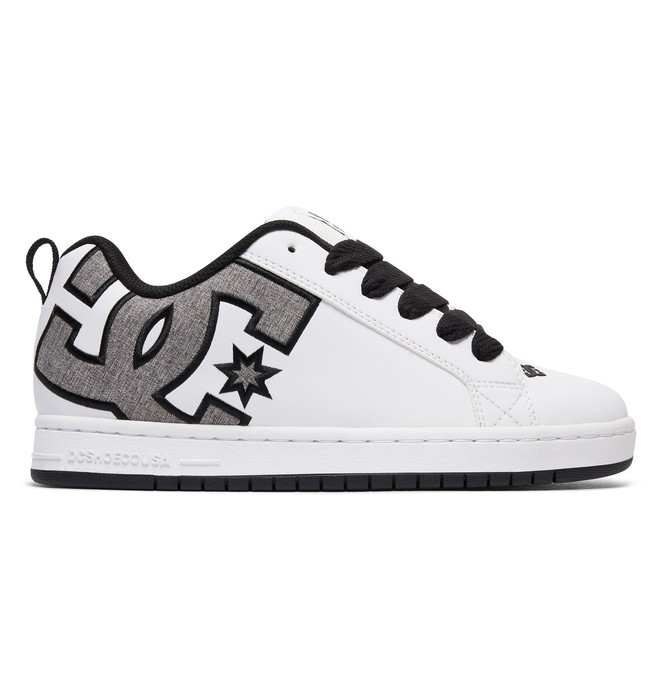 dcshoes, Court Graffik SE Shoes, WHITE/HEATHER GREY (whh) 0 Court Graffik SE Shoes White 300927 DC Shoes