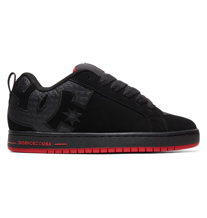 dcshoes, Court Graffik SE Shoes, BLACK/RED/BLACK (xkrk) 0 Court Graffik SE Shoes Black 300927 DC Shoes