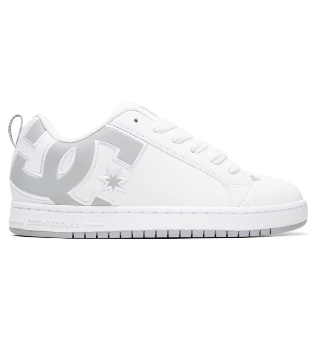 dcshoes, Hombres Zapatos SE Court Craffik, WHITE/GREY/GREY (xwss) 0 Hombres Zapatos SE Court Craffik Blanco 300927 DC Shoes