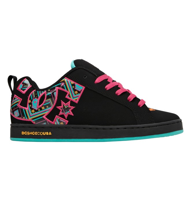 dcshoes, Court Graffik SE, BLACK/GLOW (kgo) 0 Court Graffik SE 301043 DC Shoes