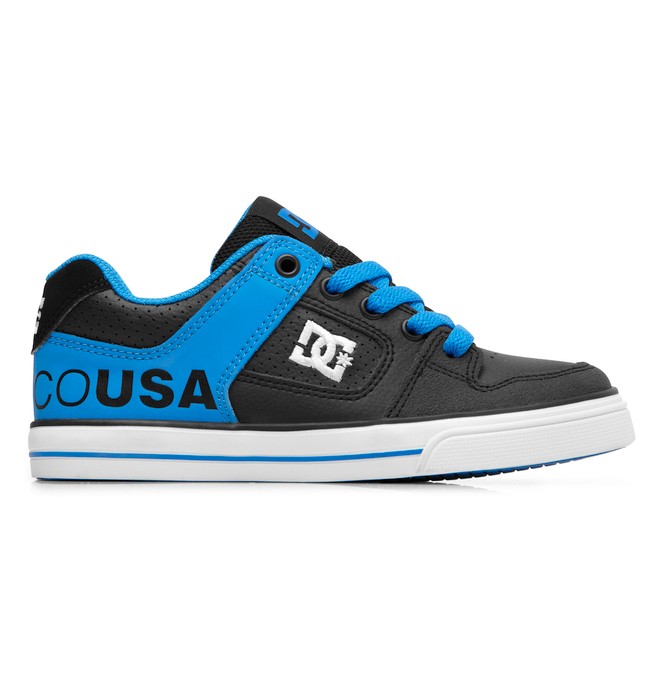 dcshoes, Pure - Chaussures basses, BLACK/BLUE ATOLL (b12) 0 Pure - Chaussures basses 301069A DC Shoes