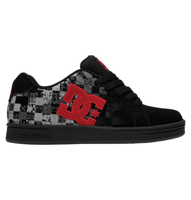 dcshoes, Character Kids Shoe, BLACK/RED PRINT (bep) 0 Character Kids Shoe 301094B DC Shoes