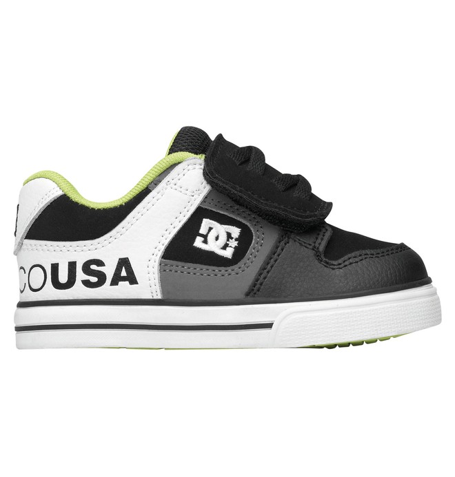 dcshoes, Pure V, BLACK/WHITE/BATTLESH (kwt) 0 Pure V 302194 DC Shoes