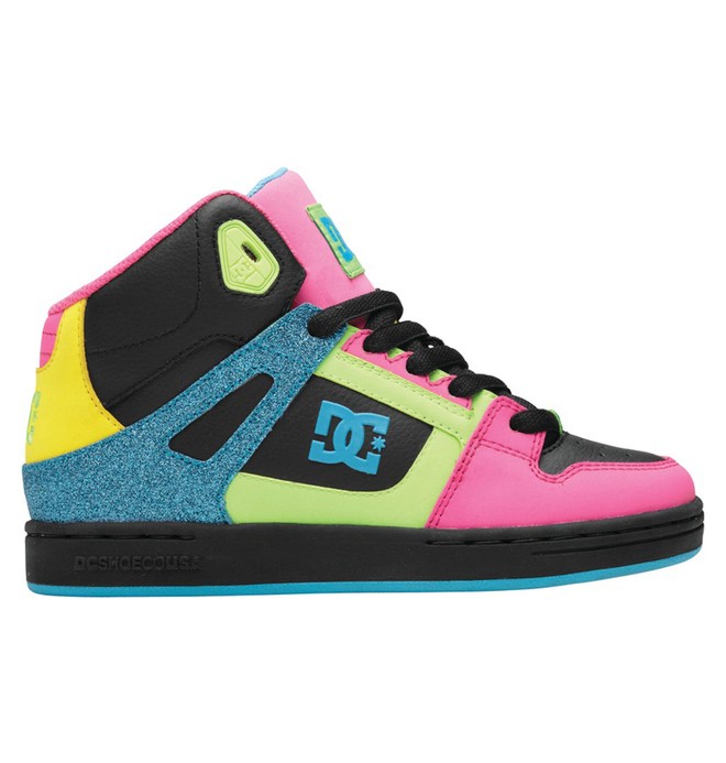 dcshoes, Rebound - Zapatillas de corte alto, BLACK/TURQUOISE (btu) 0 Rebound - Zapatillas de corte alto 302676B DC Shoes