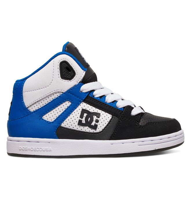 dcshoes, Rebound - Hoge Schoenen, BLACK/WHITE/BLUE (xkwb) 0 Rebound - Hoge Schoenen Multicolor 302676B DC Shoes