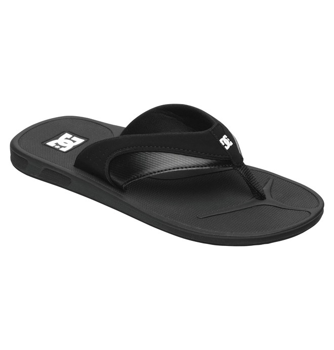 dcshoes, Men's Peru Sandal, BLACK/BLACK/WHITE (blw) 0 Men's Peru Sandal 303088 DC Shoes
