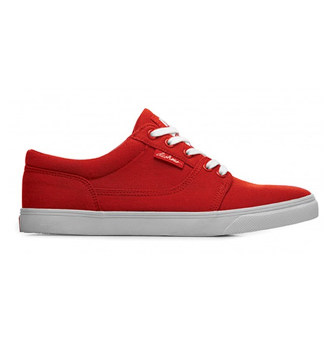 dcshoes, Women's Bristol Canvas Shoes, ATHLETIC RED/WHITE (art) 0 Women's Bristol Canvas Shoes 303113 DC Shoes