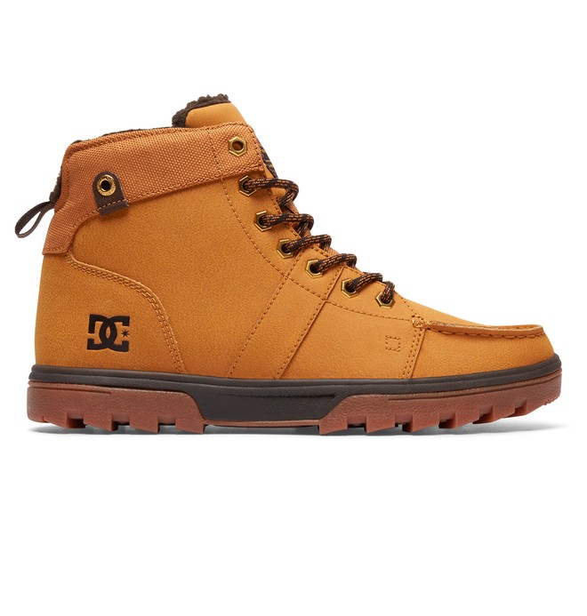 dcshoes, Woodland Lace-Up Boots, WHEAT (we9) 0 Woodland Lace-Up Boots Beige 303241 DC Shoes