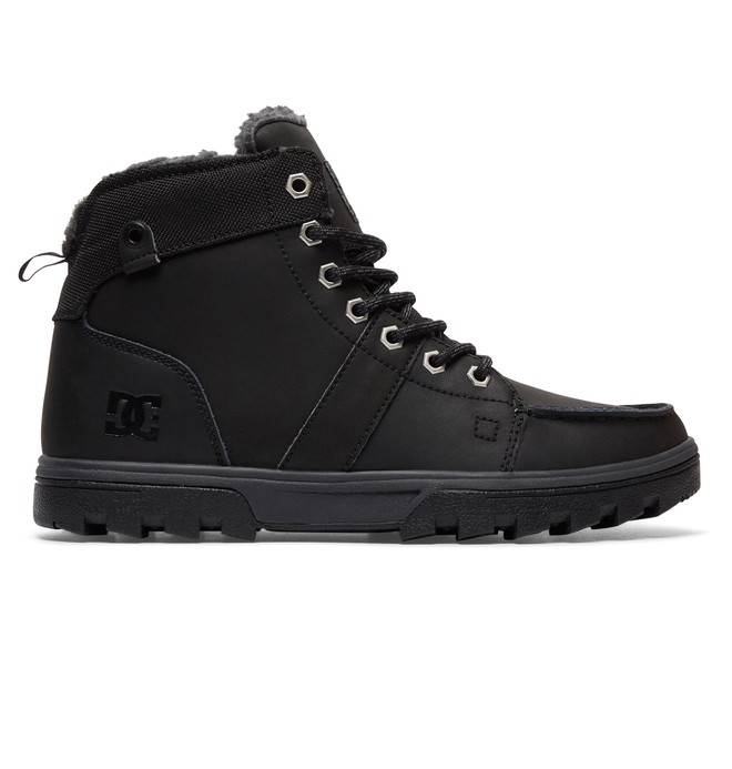 dcshoes, Woodland - Bottes à lacets pour Homme, BLACK/BLACK/GREY (xkks) 0 Woodland - Bottes à lacets pour Homme Noir 303241 DC Shoes