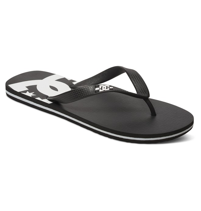 dcshoes, Spray - Tongs pour Homme, BLACK/BLACK/WHITE (blw) 0 Spray - Tongs pour Homme Noir 303272 DC Shoes