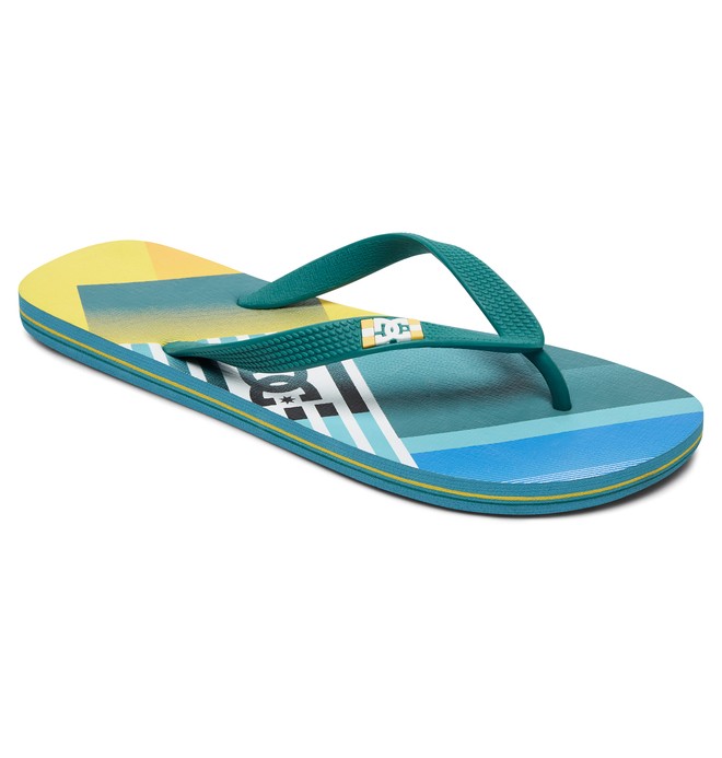 dcshoes, Spray Graffik - Chanclas, AQUAMARINE (aqr) 0 Spray Graffik - Chanclas Azul 303276 DC Shoes