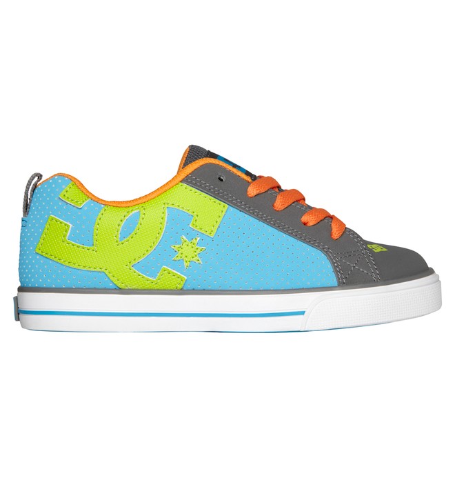 dcshoes, Court Graffik Vulc, GREY/VIVID BLUE (0vb) 0 Court Graffik Vulc 303296A DC Shoes