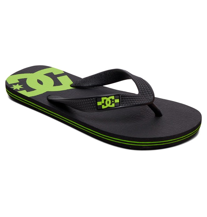 dcshoes, Spray - Tongs pour Homme, BLACK/LIME GREEN (bl4) 0 Spray - Tongs pour Homme Noir 303387 DC Shoes