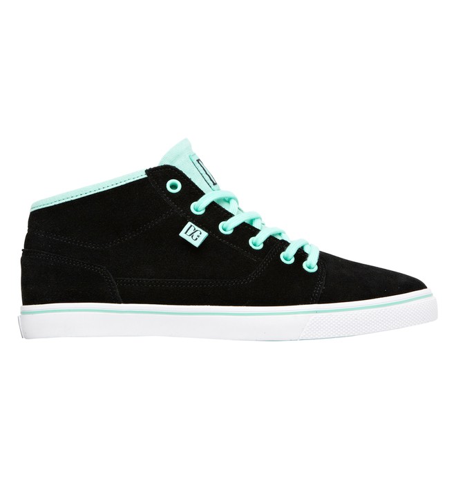 dcshoes, Women's Bristol Mid LE Shoes, BLACK/COLUMBIA GREEN (gbc) 0 Women's Bristol Mid LE Shoes 320061 DC Shoes