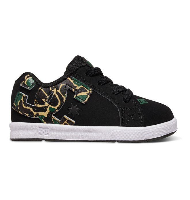 dcshoes, Court Graffik Elastic UL - Zapatillas bajas para Bebés, BLACK/CAMO (bcm) 0 Court Graffik Elastic UL - Zapatillas bajas para Bebés 320168 DC Shoes