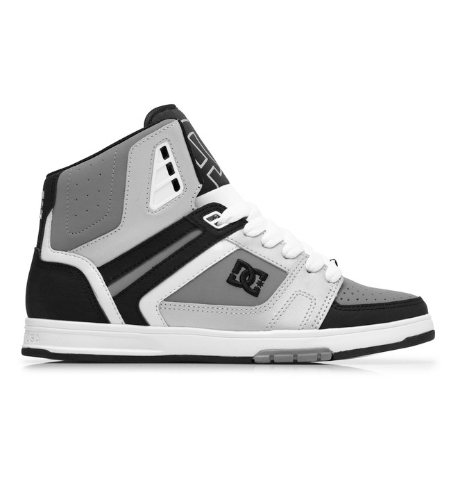 dcshoes, Stance HI, BLACK/WHITE/M SILVER (kwm) 0 Stance HI 320182 DC Shoes
