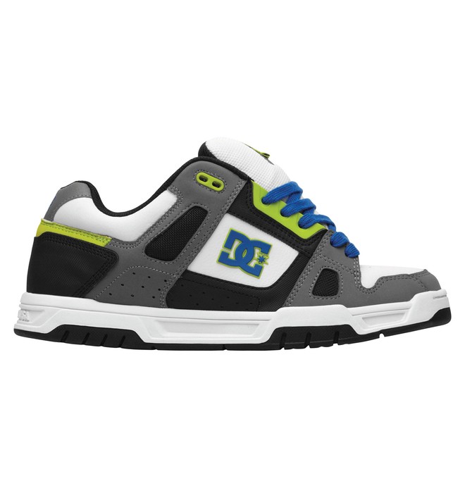 dcshoes, Stag - Shoes, ARMOR/WHITE/SOFT LIM (rwl) 0 Stag - Shoes 320188 DC Shoes