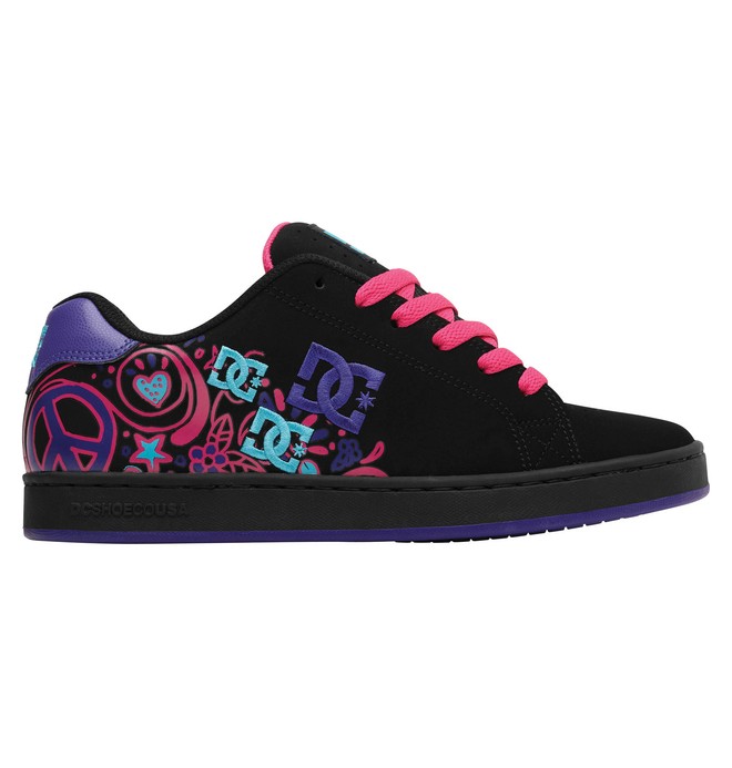 dcshoes, PIXIE DOODLE, BLACK/CRAZY PINK/BLU (lzb) 0 PIXIE DOODLE 320254 DC Shoes