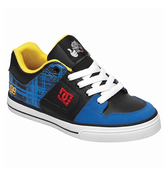 dcshoes, Boy's Travis Pastrana Pure Shoes, BLACK/PLAID (bpd) 0 Boy's Travis Pastrana Pure Shoes 320308B DC Shoes