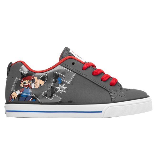 dcshoes, COURT GRAFFIK VULC W, GREY/RED (grf) 0 COURT GRAFFIK VULC W 320407A DC Shoes