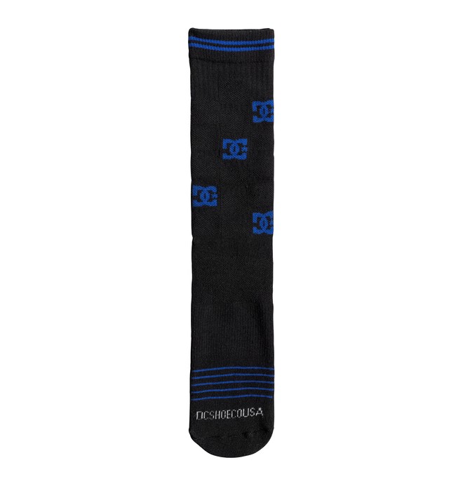dcshoes, Logo Skate Crew Socks, BLACK (kvj0) 0 Logo Skate Crew Socks 47650A DC Shoes