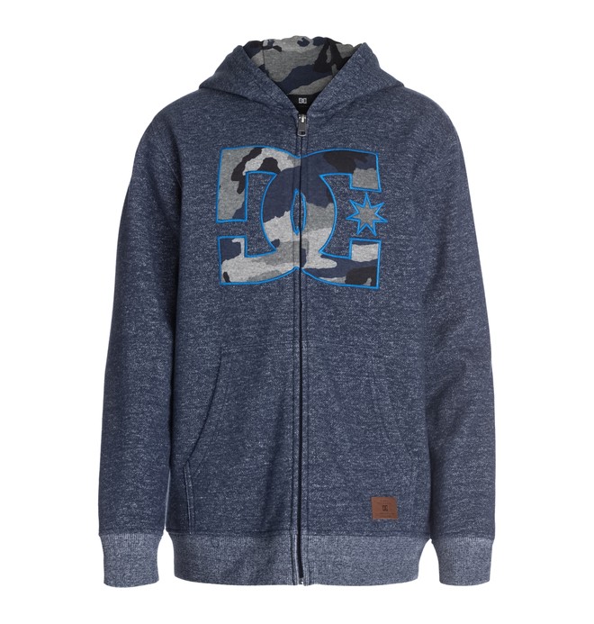 dcshoes, Boys 2-7 Camo Hoodie, Peacoat - Heather (btnh) 0 Boys 2-7 Camo Hoodie 50454654 DC Shoes