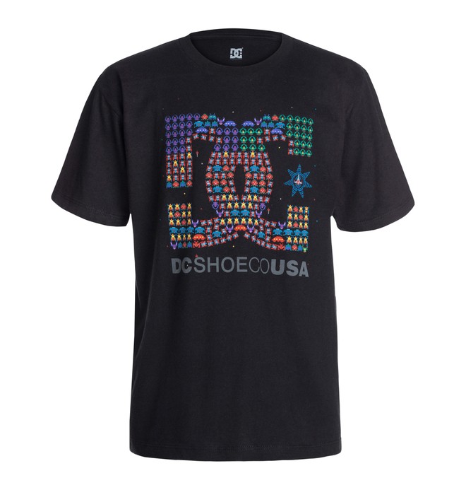 dcshoes, Boy's 8-16 Retro Gamer Tee, Anthracite (kvj0) 0 Boy's 8-16 Retro Gamer Tee 50464076 DC Shoes
