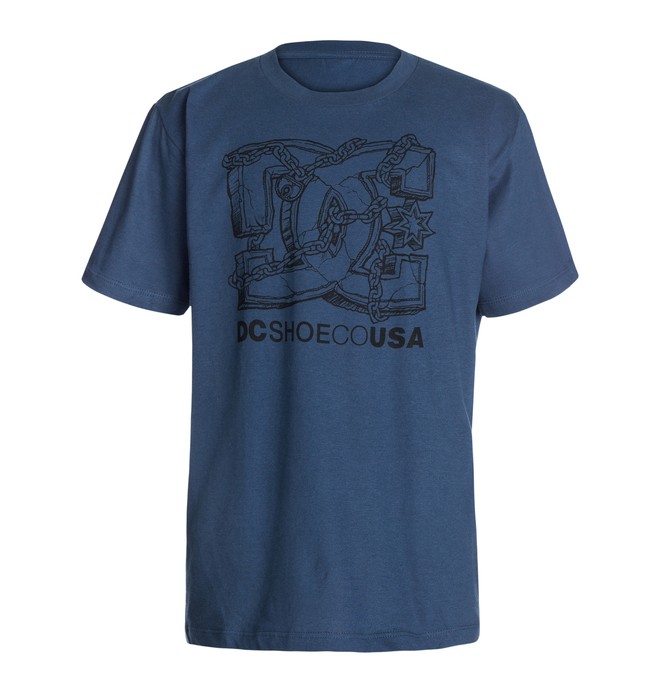 dcshoes, CHAINED UP TEE, Orion Blue (brg0) 0 CHAINED UP TEE 50464078 DC Shoes