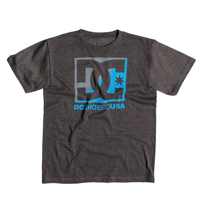 dcshoes, Boy's 8-16 Crosscloud Tee, Castlerock - Heather (kpvh) 0 Boy's 8-16 Crosscloud Tee 50564503 DC Shoes