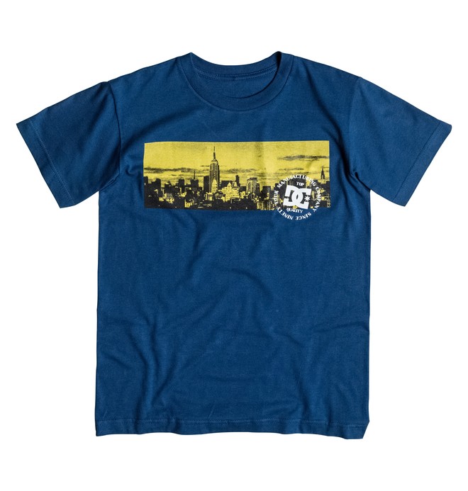 dcshoes, Boys Heights Tee, Peacoat (btn0) 0 Boys Heights Tee 50564512 DC Shoes