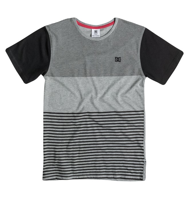 dcshoes, Kid's 2-7 In The Mix Tee, Gargoyle - Solid (kpc0) 0 Kid's 2-7 In The Mix Tee 50654816 DC Shoes