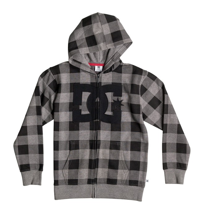 dcshoes, Kid's 2-7 Woodsy Hoodie, Gargoyle - Solid (kpc0) 0 Kid's 2-7 Woodsy Hoodie 50654852 DC Shoes
