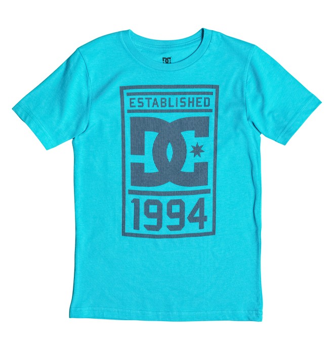dcshoes, Youth 8-16 Triway Tee, Capri Blue (bny0) 0 Youth 8-16 Triway Tee 50664002 DC Shoes