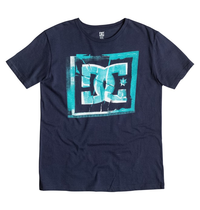dcshoes, Boy's 8-16 DC Street Tee, Peacoat (btn0) 0 Boy's 8-16 DC Street Tee 50664008 DC Shoes
