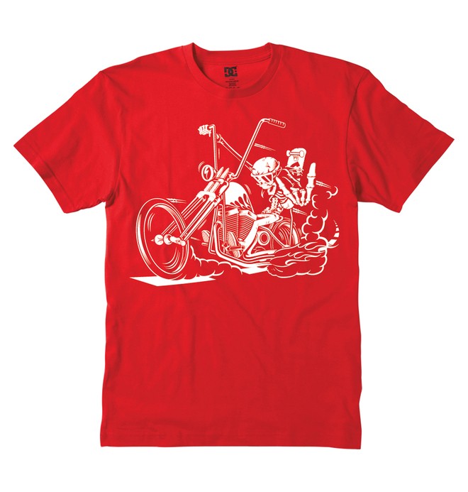 dcshoes, Men's Cycle Tee, ATHLETIC RED (ath) 0 Men's Cycle Tee 51200533 DC Shoes