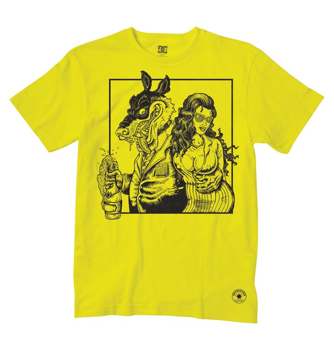 dcshoes, Men's Lady Killer Tee, FLUORESCENT YELLOW (fuy) 0 Men's Lady Killer Tee 51200546 DC Shoes