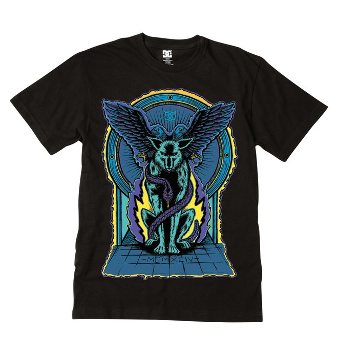 dcshoes, Men's Destroyed Youth Tee, PIRATE BLACK (prt) 0 Men's Destroyed Youth Tee 51200561 DC Shoes