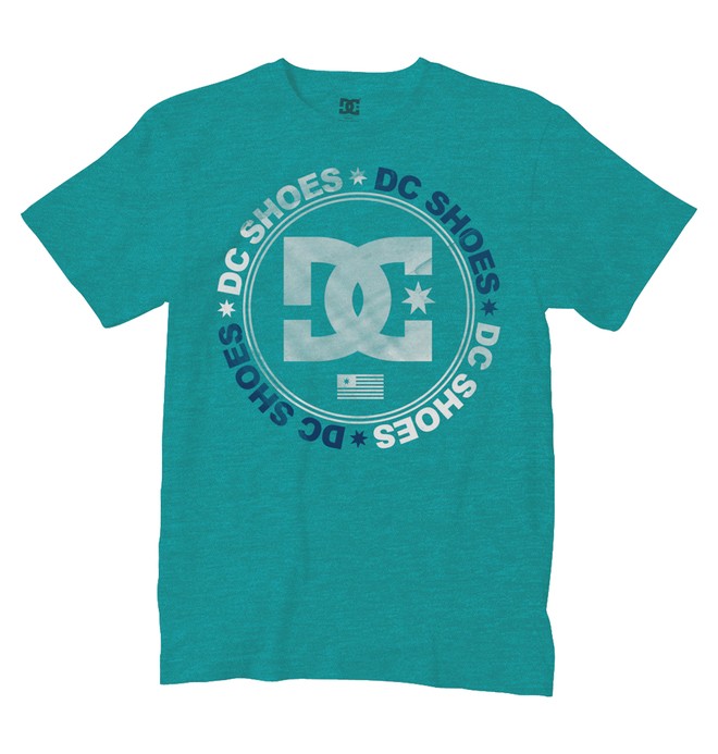 dcshoes, Men's DC Circle Tee, AQUAMARINE (aqr) 0 Men's DC Circle Tee 51200566 DC Shoes