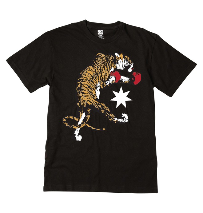 dcshoes, Men's Fighting Tigers Tee, BLACK (blk) 0 Men's Fighting Tigers Tee 51200571 DC Shoes