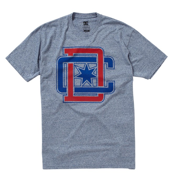 dcshoes, Men's La Marque Tee, HEATHER BLUE (bha) 0 Men's La Marque Tee 51200578 DC Shoes