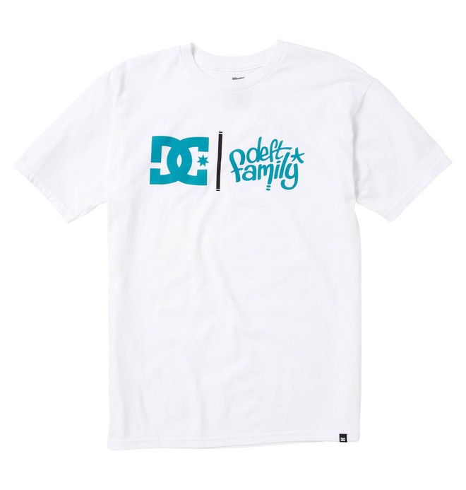 dcshoes, Men's DC X Deft Family Collab Tee, WHITE (wht) 0 Men's DC X Deft Family Collab Tee 51200620 DC Shoes