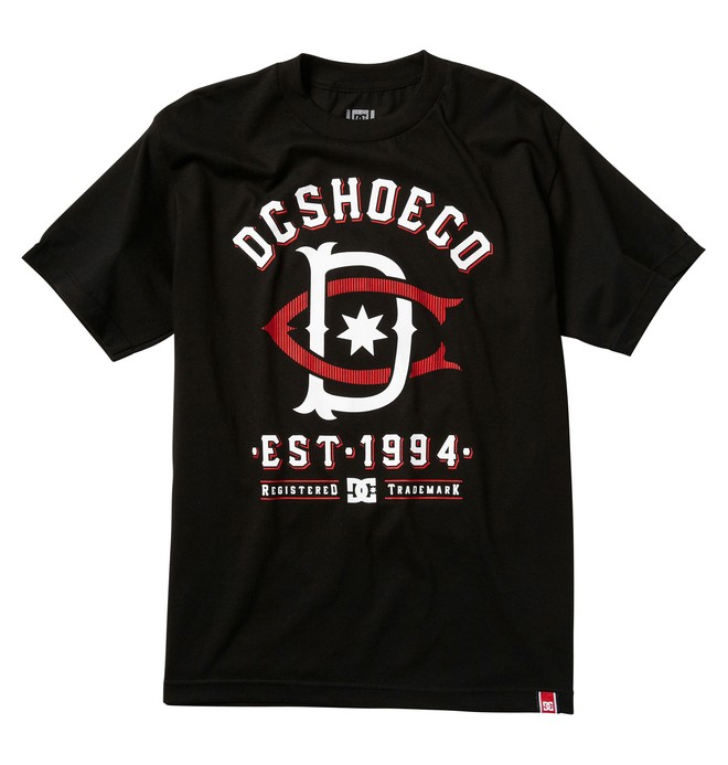 dcshoes, RD THROWBACK 2 TEE, BLACK (blk) 0 RD THROWBACK 2 TEE 51200625 DC Shoes