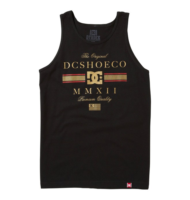 dcshoes, Men's Rob Dyrdek Lux Stripe Tank, BLACK (blk) 0 Men's Rob Dyrdek Lux Stripe Tank 51230017 DC Shoes