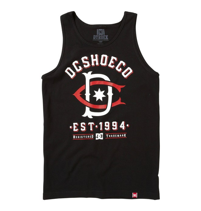 dcshoes, Men's Rob Dyrdek Throwback Tank, BLACK (blk) 0 Men's Rob Dyrdek Throwback Tank 51230018 DC Shoes