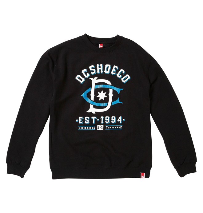 dcshoes, RD THROWBACK 2 CREW, BLACK (blk) 0 RD THROWBACK 2 CREW 51250009 DC Shoes
