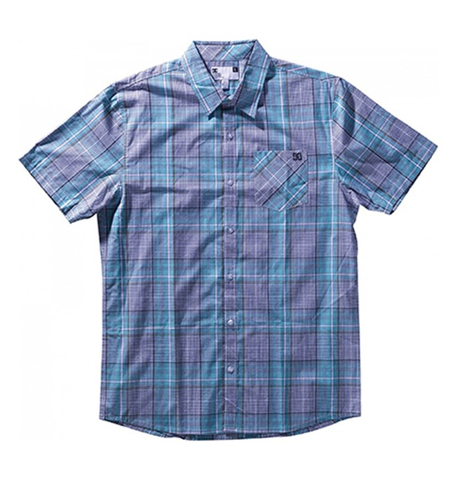 dcshoes, Men's Shipton Short Sleeve Shirt, VIRIDIAN GREEN (vir) 0 Men's Shipton Short Sleeve Shirt 51820053 DC Shoes