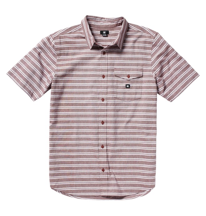 dcshoes, Men's Porthole Short Sleeve Shirt, MAROONED (mar) 0 Men's Porthole Short Sleeve Shirt 51820082 DC Shoes