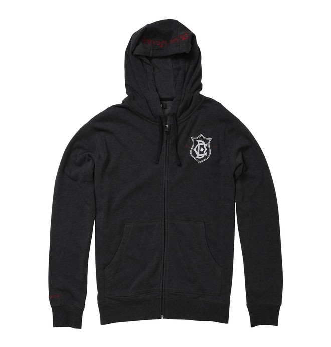 dcshoes, Men's Moderator Core Zip-Up Hoodie, BLACK (blk) 0 Men's Moderator Core Zip-Up Hoodie 51860090 DC Shoes