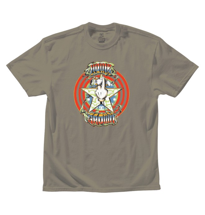 dcshoes, Men's Home Grown Tee, ARMY (ar0) 0 Men's Home Grown Tee 52200146 DC Shoes